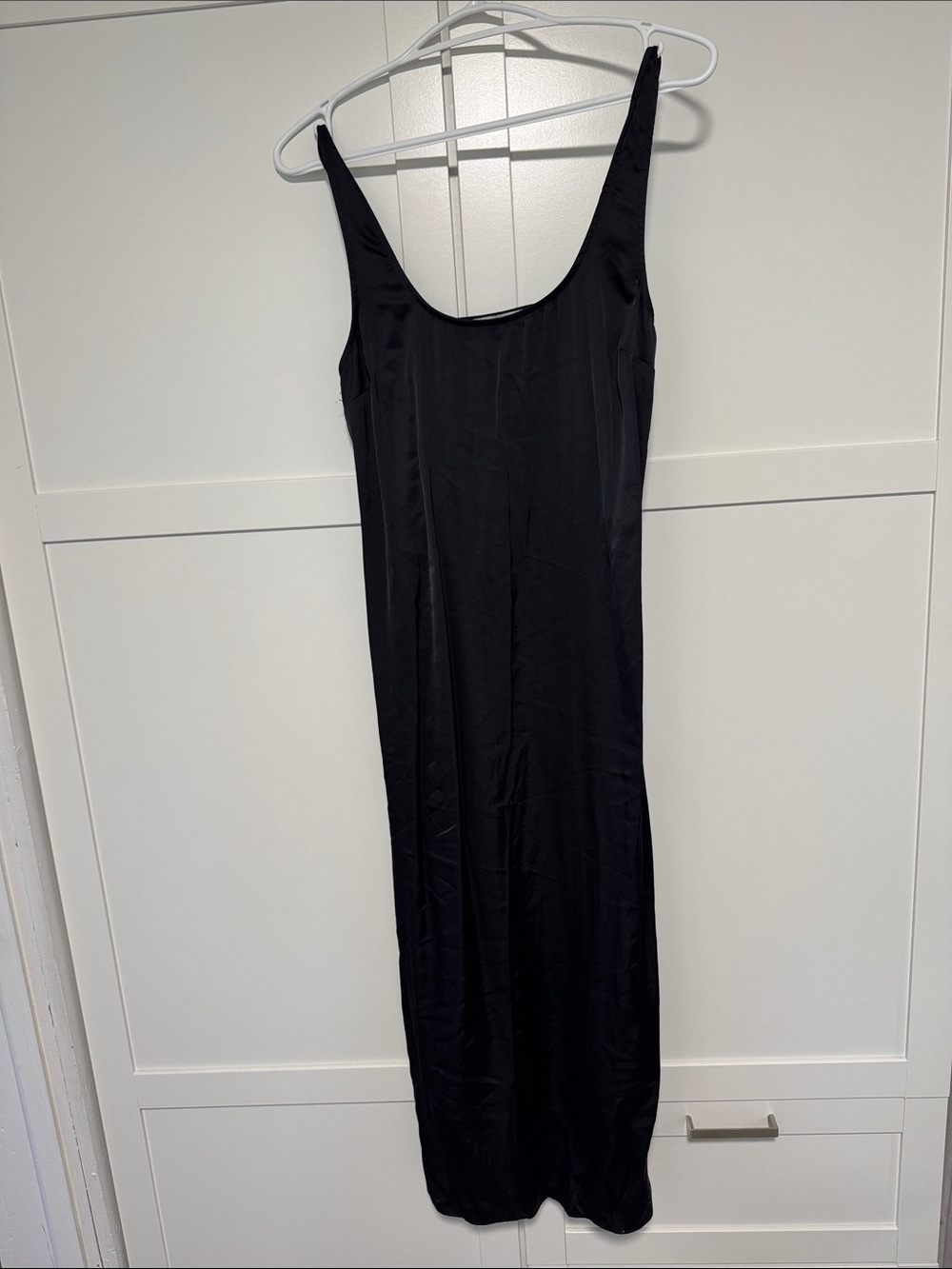 Abercrombie & Fitch Black Maxi Slip Dress